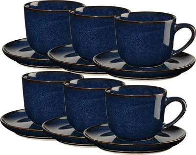 Produktbild von ASA SAISONS Espressotasse m.Untertasse midnight blue Set6