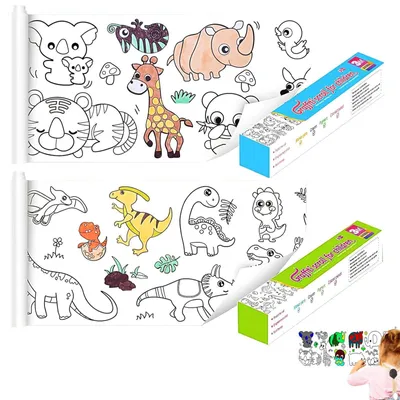 Produktbild von Zeichnungsrolle für Kinder - Malpapier auf Rolle - 30x300 cm