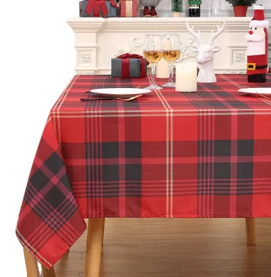 Produktbild von Tischdecke, Wasserdicht, Klassischer Stil, Rot, 229cmx137cm