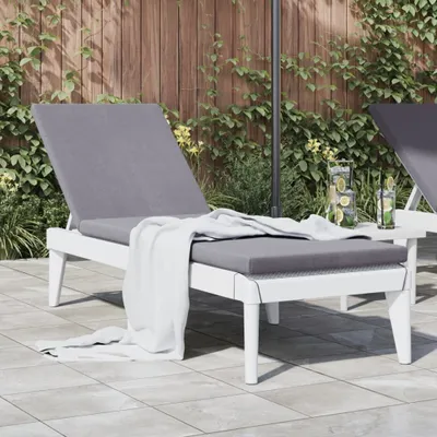 Produktbild von CLORIS Sonnenliege Weiß 186x60x29 cm PP, 7,59 kg