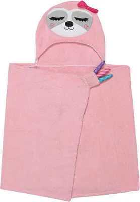 Image de Peignoir Zoocchini Lazy Baby rose Rose, taille unique