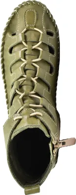 Produktbild von Gemini Damen Stiefelette Leder Reißverschluss 382175-01, Größe:41 EU, Farbe:Grün