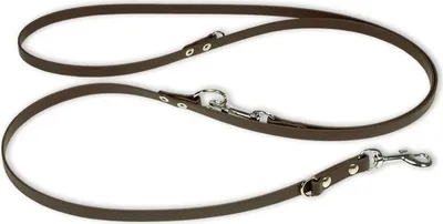 Produktbild von Mystique® Biothane verstellbare Leine 13mm braun 300cm
