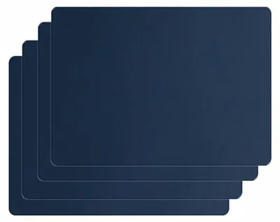 Produktbild von Abwaschbare Tischsets, Abwischbare Platzsets, Ledertischsets, Hitzebeständig Doppelseitig I 4er Set Kunstleder Tischsets mit Untersetzer, Anti-Rutsch Tischuntersetzer Platzsets