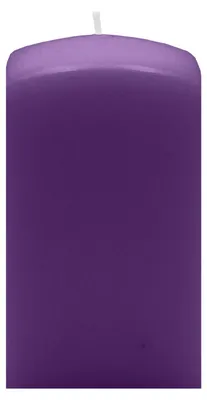 Produktbild von Quader Kerzen Violett 15 x Ø 6/6 cm, 4 Stück