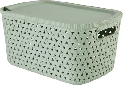Zdjęcie produktu dla 5 five simply smart - Korb "tressy" aus plastik salbei 6,7l