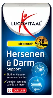 Productafbeelding van Lucovitaal Hersenen & Darm Support Bioticomel - 30 capsules