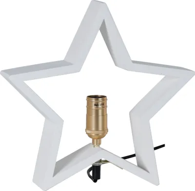 Produktbild von Star Trading 257-31, Leichte Dekorationsfigur, Weiß, Holz, IP20, CE, 1 Glühbirne(n)