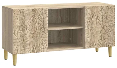 Zdjęcie produktu dla Szafka pod telewizor 102 x 34,5 x 50 cm dąb Sonoma