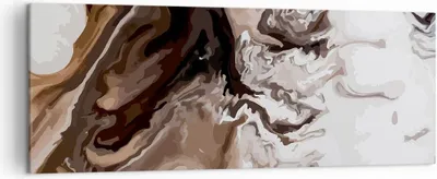 Produktbild von Bild auf Leinwand - Leinwandbild - Abstraktion modern - 140x50cm - Wand Bild - Wanddeko - Leinwanddruck - Bilder - Kunstdruck - Wanddekoration - Leinwand bilder - Wandkunst - AB140x50-4073