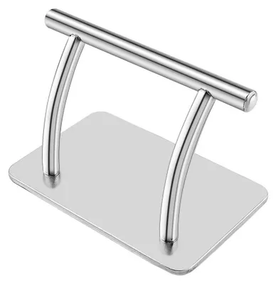Fußstütze aus Edelstahl, Antirutsch, für Friseurstühle, 36x32x5 cm