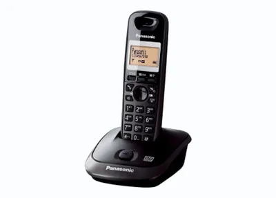 Produktbild von Panasonic KX-TG2521 Schwarzes DECT-Telefon mit Freisprecheinrichtung, Freisprechfunktion und Anrufbeantworter