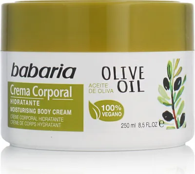 Image de Babaria Crème hydratante pour le corps à l'huile d'olive 250ml
