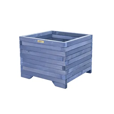 Obrázok produktu pre Greenspot Drevený Kvetináč - 50x50cm Antracit