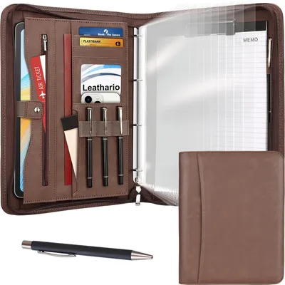 Imagen del producto de Carpeta A4 con 5 compartimentos y cremallera