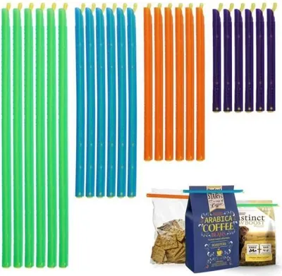 Obrázek produktu pro 24 kusů uzavíracích klipů na sáčky na potraviny, uzavírací tyče na sáčky, uzavírací klipy na sáčky na potraviny, uzavírací klipy na sáčky