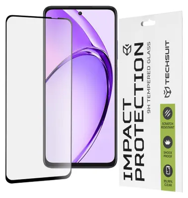 Obrázok produktu pre Techsuit - 111D Full Cover / Full Glue Glass ochranné sklo pre Oppo A80 5G - čierne