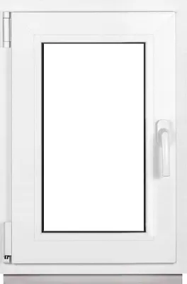 Obrázek produktu pro Framex sklepní okno PVC okno bílé Šířka x výška 45 x 75 cm (450 x 750 mm) dvojité (32 mm) otočné/sklopné DIN levé - Premium - všechny velikosti