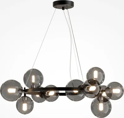 Produktbild von Maytoni Pendelleuchte Dallas Schwarz, 11xG9, exkl. Leuchtmittel