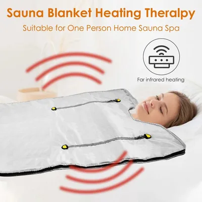 Productafbeelding van Saunadeken - Afslanken - Warmtedeken - Infrarood - Saunadeken Voor Gewichtsverlies - 180 cm X 80 cm