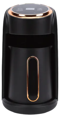 Image de Machine à café électrique 600W – Machine à café grecque pour 3 à 5 tasses, avec mousseur à lait et réservoir d'eau de 0,5L. Accessoires inclus