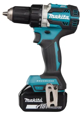 Produktbild von Makita DDF484RTJ Akku-Bohrschrauber 18V, inkl. 2x 5,0Ah Akku & Netzteil