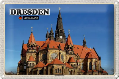 Produktbild von Blechschild Städte Dresden Deutschland Ganisonskirche 30x20cm