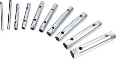 Produktbild von 10-teiliges Pijpsleutelset aus Metall