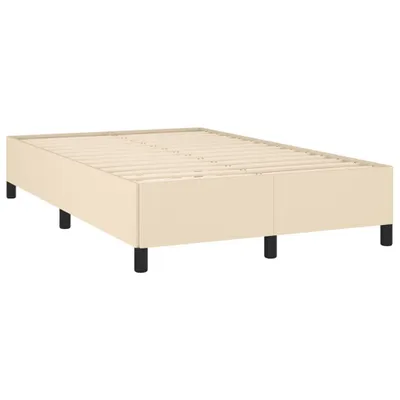 Produktbild von Bettgestell ohne Matratze Creme 120x190 cm Stoff