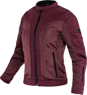 Produktbild von John Doe Aero Mesh perforierte Damen Motorrad Textiljacke, rot, M