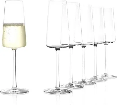 Produktbild von Famanu Set von 6 Champagnergläsern - 238 ml - elegante Gläser