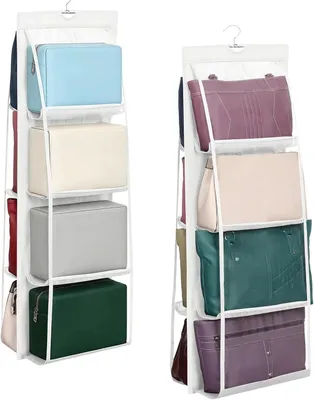 Produktbild von Hängeorganizer 117 x 35 cm, 8 Fächer, für Taschen, faltbarer Organizer
