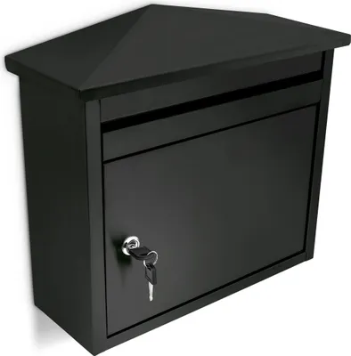 Image de relaxdays 10018514_0 relaxdays Briefkasten   schwarz