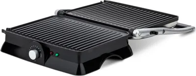 Obrázok produktu pre H.Koenig GR20, Čierna, Nerezová oceľ, Nerezová oceľ, Obdĺžnikový, Otočné, 297 x 230 mm, 2000 W