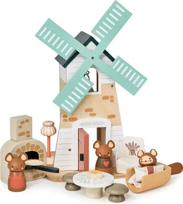 Produktbild von Tender Leaf Toys Windmühle, Spielzeug aus Holz, für Kinder 7508380