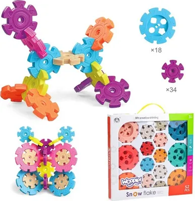 Wader Kids Blocks – 90 Bunte Bausteine In Box Mit Griff, Für Kinder Ab 12 Monaten