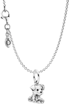 Pandora 75249 Damen-Halskette mit Anhänger Labrador Puppy Silber 925 1