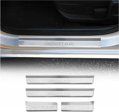 Produktbild von Einstiegsleisten Türschweller für BMW 3er E46 1998-2007 Edelstahl Silber 4tlg