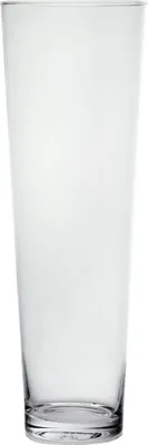 Produktbild von Glasvase der Serie Famous, konisch geformt, 50 cm hoch, in Klarglas-Optik