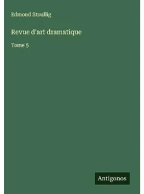 Immagine prodotto di Revue d'art dramatique