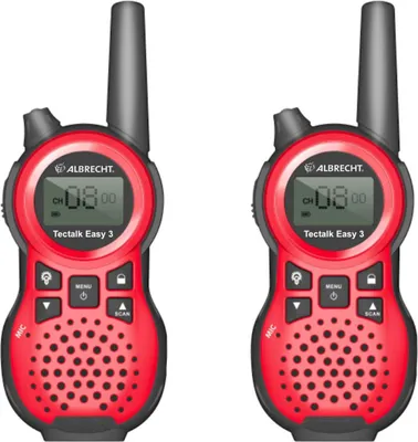 Produktbild von Albrecht Tectalk Easy 3 rot Paar