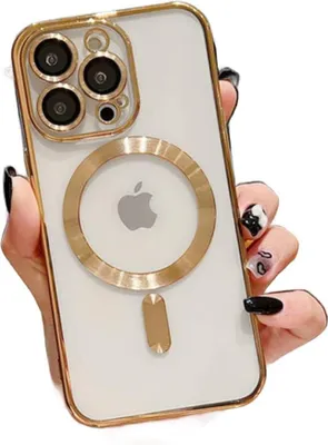 Produktbild von Hülle für iPhone 14 Pro 6.1 Zoll, robust, transparent, Gold