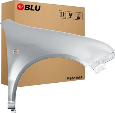Produktbild von BLU Kotflügel Passend für Skoda Fabia I (6Y) 9102 Rechts Silber DiamantSilber | 1999-2007 | Vorderseite Vorne | Lackiert | Einbaufertig