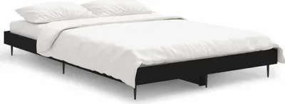 Obrázek produktu pro vidaXL Postelový rošt černý 120x190 cm Dřevěný materiál