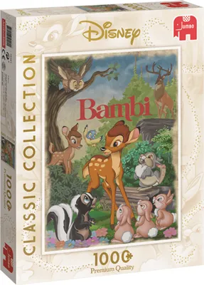 Obrázek produktu pro Jumbo Games 19491 - Disney Classic Collection Bambi Puzzle - (1000 dílků)