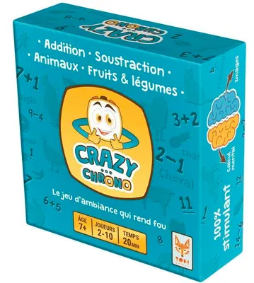 Image de CRAZY CHRONO - Jeu de société - TOPI GAMES - 2 a 12 joueurs - Des 7 ans