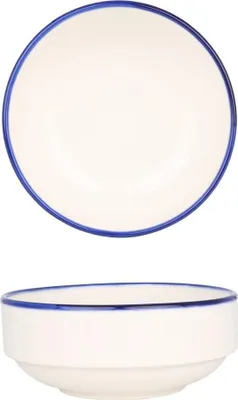 Zdjęcie produktu dla Rinart Servierschale - Blue Edge - Porzellan - 12 cm (340cc)