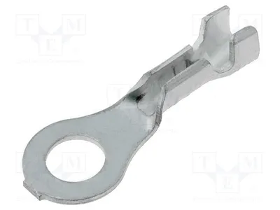 Obrázok produktu pre 10 ks krúžkových konektorov (ringkabelschuh) pre káble s priemerom 0,5 ÷ 1 mm², s pripojovacím závitom M4, určené na pripojenie izolovaných vodičov
