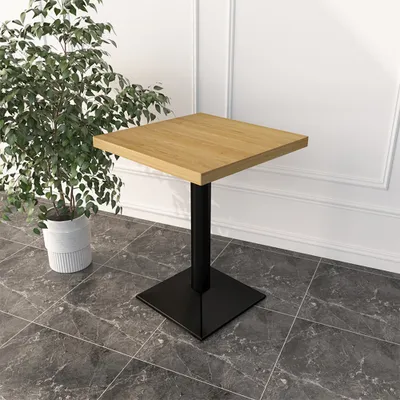 Produktbild von 360Home Gastronomiemöbel Cafe Bar Restaurants Hotel Einrichtung  Bistrotisch Tisch schwarze Beine 60*60*75cm