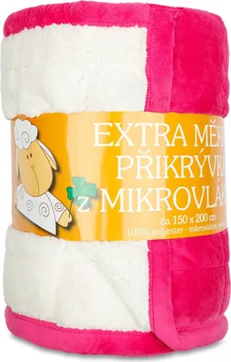 Produktbild von Decke Mikrofaser Schafstich fuchsia 150x200 cm